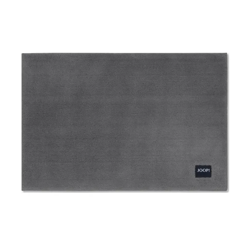 Badteppich 60 x 90 cm Basic Anthrazit