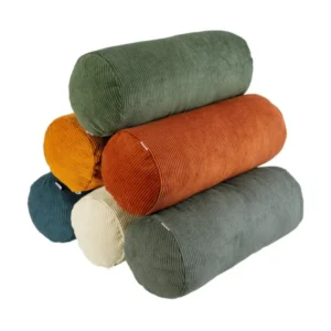 XL Rollen Hülle ca. 25x70 cm Cord-Samt beties "HYggelig No.1" Kissenbezug in Raumausstatter Qualität aus deutschem Unternehmen
