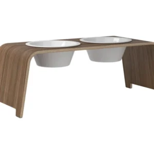 dogBar® L - Nussbaum mit Porzellan-dogBar-TOJU Interior