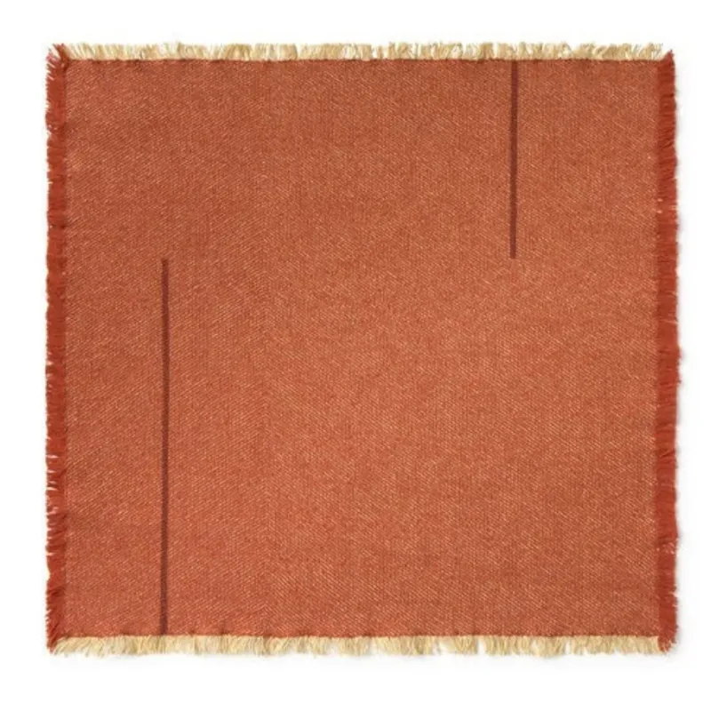 LORENA CANALS - Set De 4 Serviettes Vertical Terracota