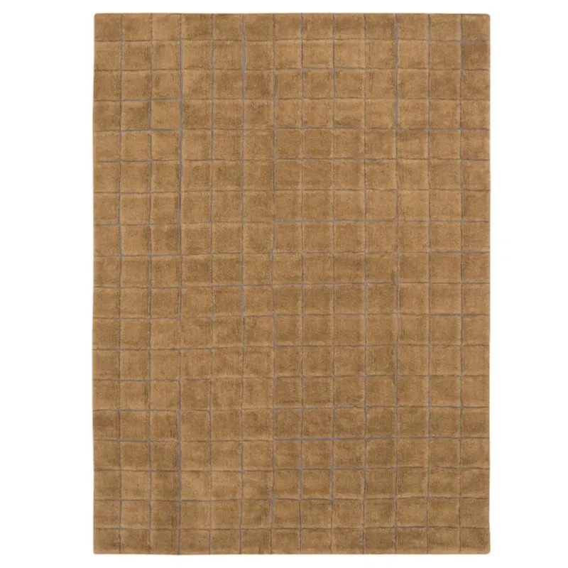LORENA CANALS - Tapis À Laine Mosaïque Ocre 230 X 300 Cm