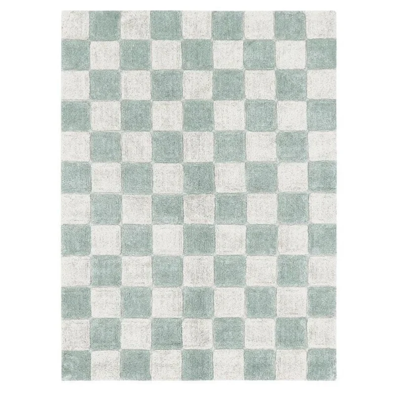 LORENA CANALS - Tapis Lavable "Kitchen Tiles" Bleu Sauge 170 x 240 cm