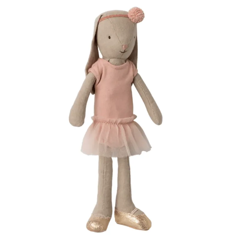 MAILEG - Lapin Taille 2, Classique - Combinaison De Danse Et Jupe Rose