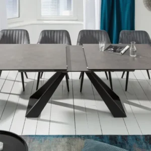 CONCORD Ausziehbarer Esstisch 180-230cm anthrazit Keramik made in Italy