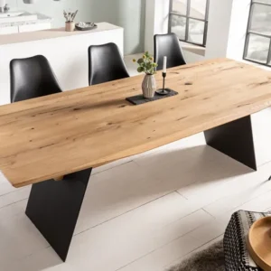 GRAND OAK Design Esstisch 200cm natur Eiche Massivholz