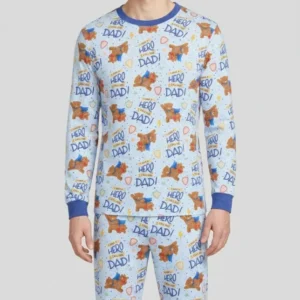 I Have A Hero Daddy & Me Matching Bamboo Men's Pajama Set